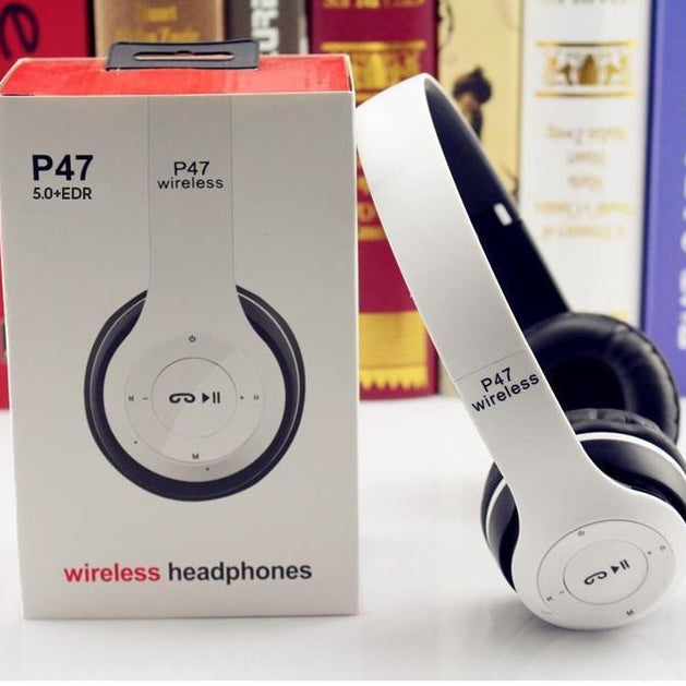 Headphones With SD Card Function – P47 Model | Random Color