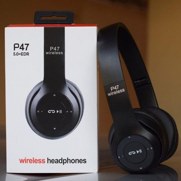 Headphones With SD Card Function – P47 Model | Random Color
