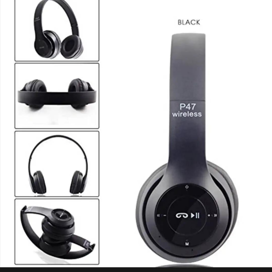 Headphones With SD Card Function – P47 Model | Random Color