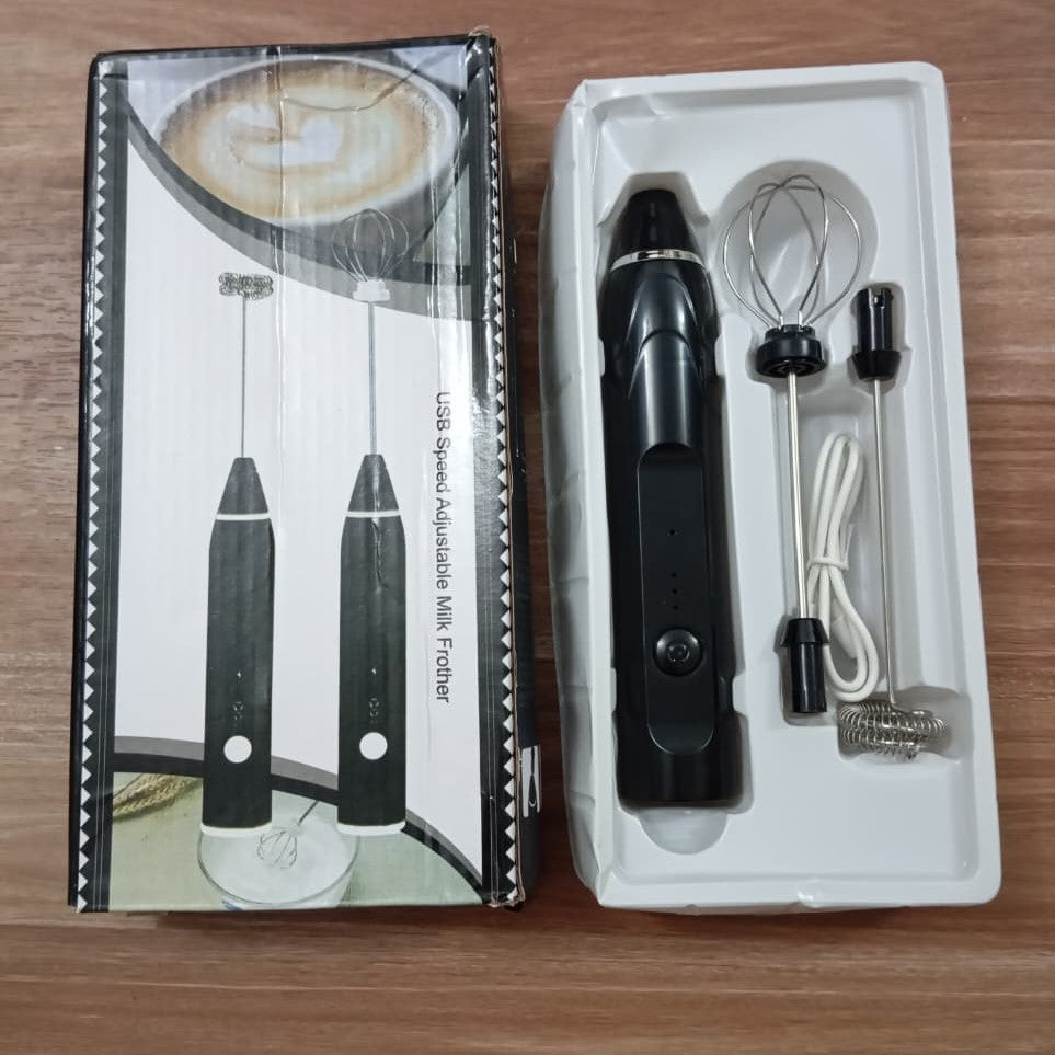 2 In 1 Electric Coffee Beater - Milk Frother And Egg Whisk