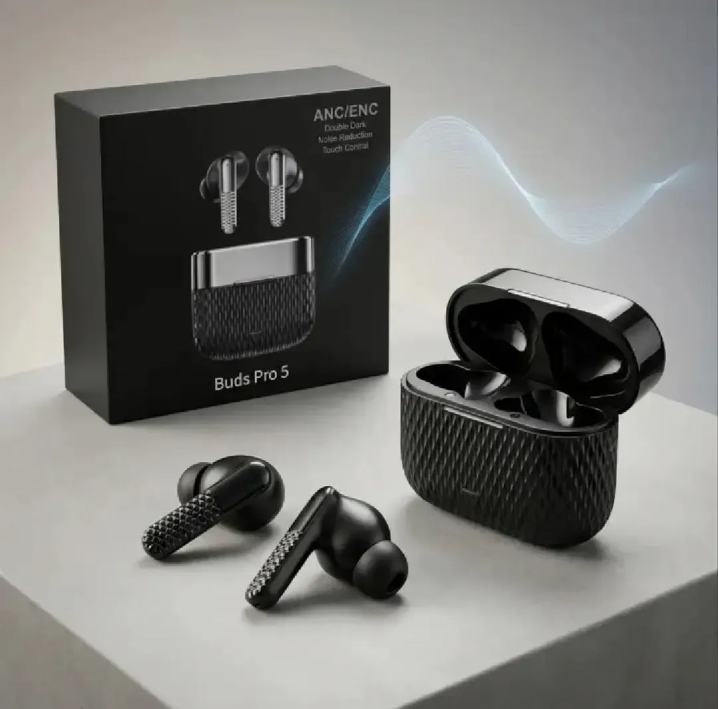 Buds Pro 5 Wireless Bluetooth Earbuds - HD Sound Quality