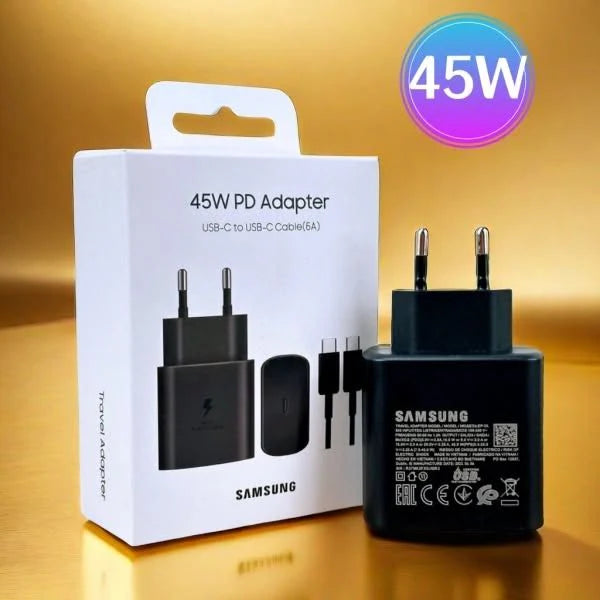 Samsung 45W 2.0 Super Fast (Global Certified Charger) Pd Charger For all Mobile Phone