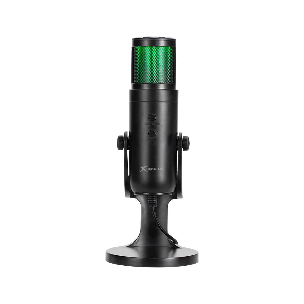 Xtrike Me Usb 12 Rgb Light Gaming Microphone - Gaming Accessory Designed For Audio Recording And Daily Streaming Routine