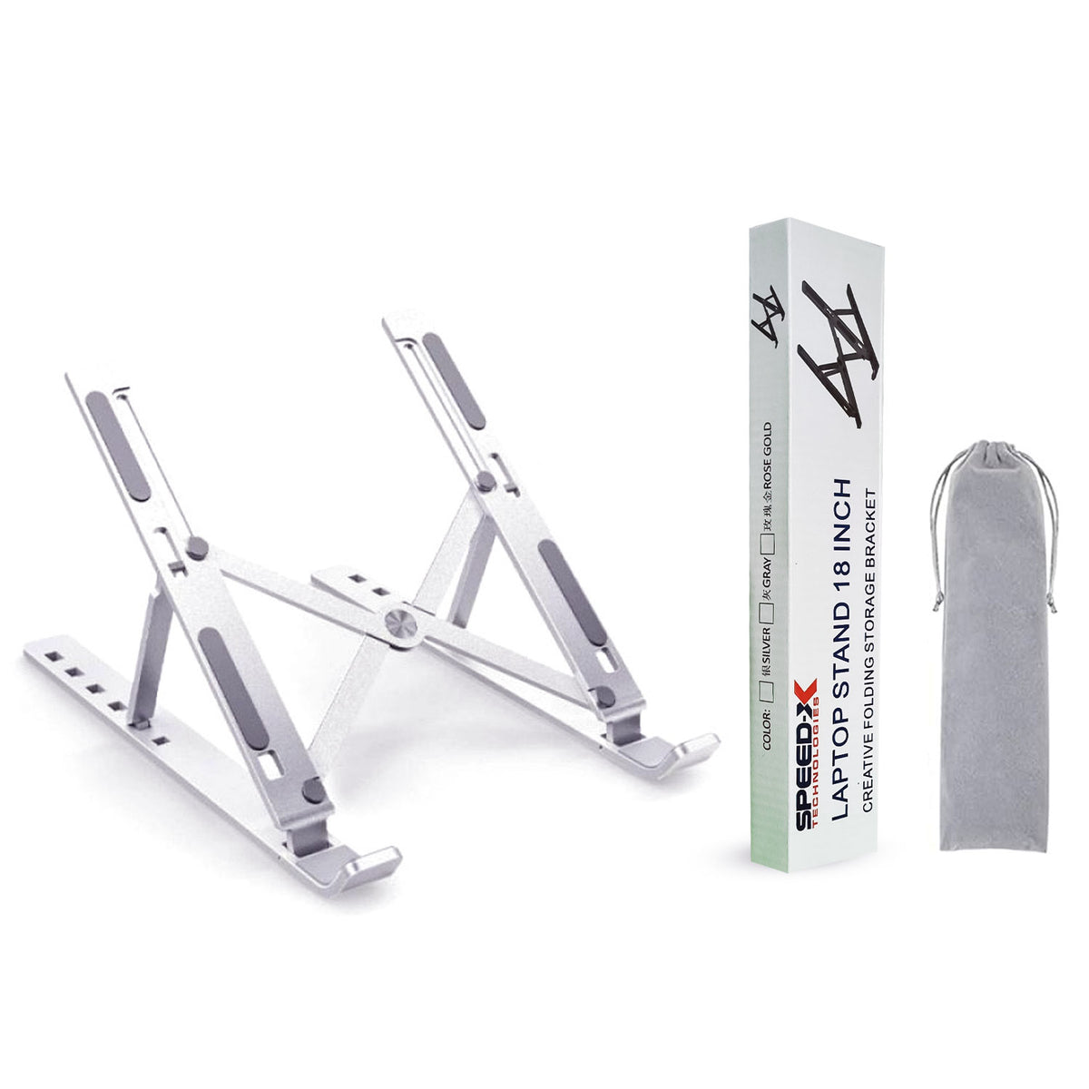 Speed x Foldable Adjustable Laptop Stand