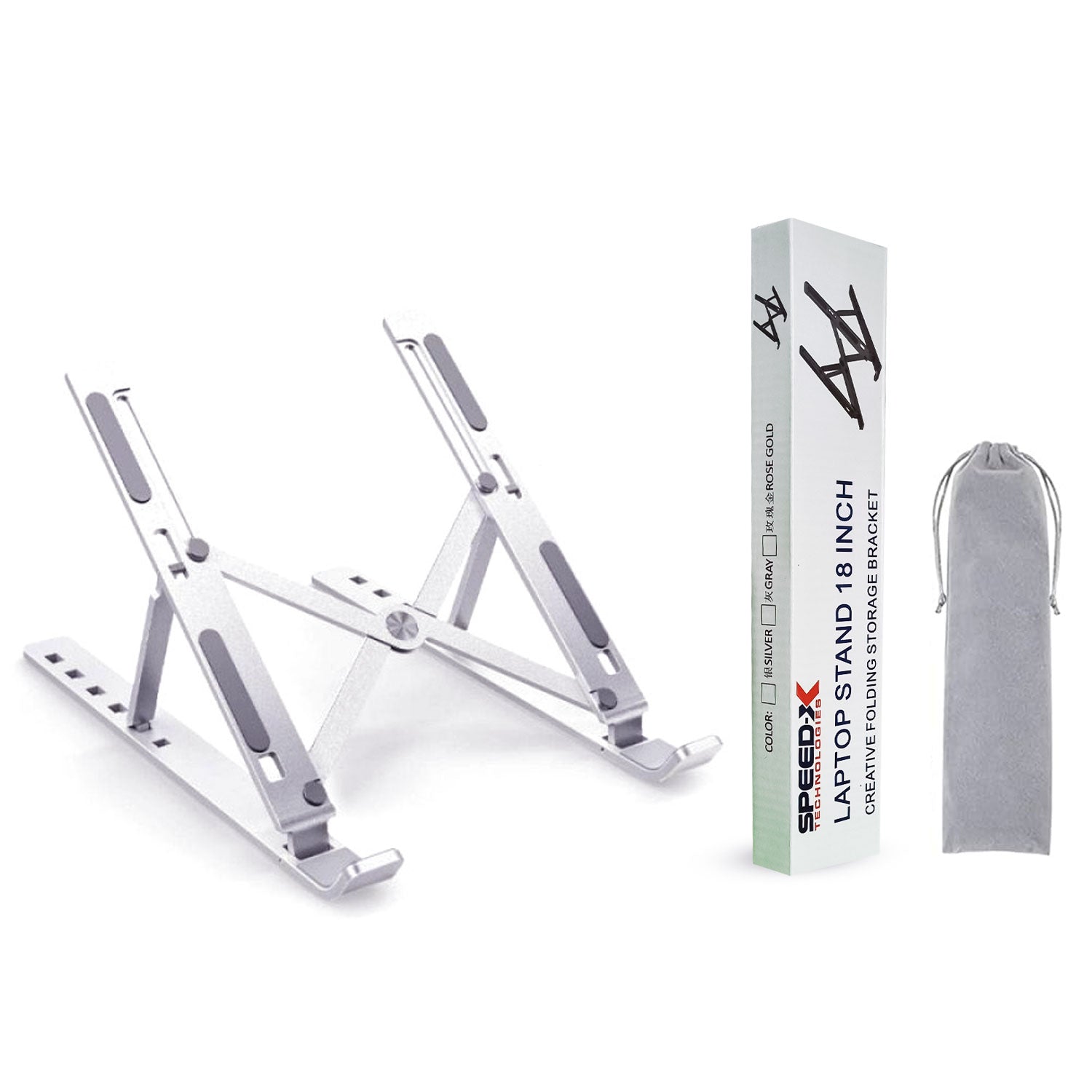 Speed x Foldable Adjustable Laptop Stand
