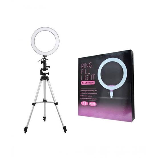 Portable 10-Inch LED Ring Light with 7 Feet Adjustable Tripod Stand & Mobile Holder | 3 Light Modes I USB Powered