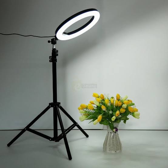 Portable 10-Inch LED Ring Light with 7 Feet Adjustable Tripod Stand & Mobile Holder | 3 Light Modes I USB Powered